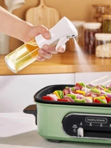 1/2pcs "Oil Sprayer Bottle: Precision Cooking, Healthy Choice" "Kitchen Oil Mister: Control Oil, Elevate Dishes" Precision Oil ControlVersatile Kitchen Tool Leak-Proof & Refillable Design Sleek & Durable Build Reduce Oil Intake Even Coating Keep Oil Fresh Multi-Scene Use - Multicolor - View 6