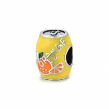 1件套食物主题套装，包括汉堡包、薯条、可乐、三明治、汽水、咖啡、啤酒、西瓜、冰淇淋、蛋糕串珠吊坠、自制吊坠手链和珠宝制作套装 - 彩色 - 查看 10