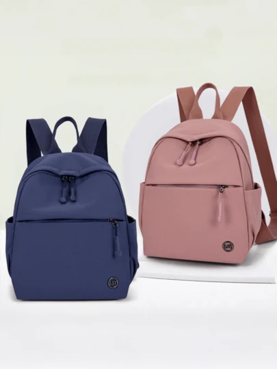Ba lô nữ màu trơn mới, sự kết hợp giữa túi xách và ba lô, ba lô du lịch thời trang đa năng dành cho nữ, phù hợp cho việc đi làm hàng ngày và đến trường, món quà ngày lễ hoàn hảo.