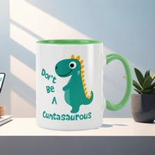 11盎司趣味幽默咖啡杯 - “别说了……”趣味白色陶瓷杯，送朋友的礼物 | 独特的圣诞礼物 - 彩色 - 查看 16