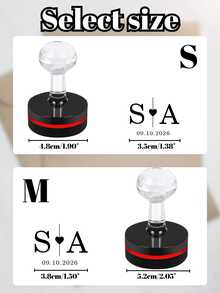 1Pc Custom Round Text Stamp, Personalized Text Stamp, Customized Text Stamp, Picture Stamps Personalized, Diy Customized Stamp, Personalized Wedding Seal, Anniversary Stamps Personalized, Customizable Stamps - Multicolor - View 3