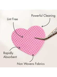 1000片/400片/200片装凝胶指甲油卸除湿巾，指甲清洁布，卸妆棉，美甲工具批发，适用于美甲延长 - 粉色 - 查看 7