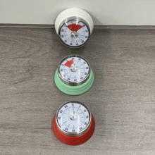 1 st mekanisk timer i rostfritt stål, bakpåminnelse, tidshanteringsväckarklocka för hemmabruk - Multifärgad - Visa 9