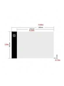 Mesa de luz A5/A4/A3 LED para fotocopiado, tablero de dibujo para estudiantes, mesa de copia con transmisión de luz, brillo ajustable, tablero de copia, juguetes de pintura - A - Ver 11