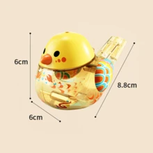 1pc Colorful Children's Cartoon Bird Whistle, Water Activated Sound Changing - Multicolor - View 6