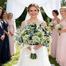 50 Stücke künstliche Grünpflanzenkombination, Heimdekoration Künstliche Pflanzen - Hochzeitsdekoration Künstliche Blumen, Esszimmer & Wohnzimmer Dekoration, geeignet für DIY Outdoor Blumendekoration, Frühling, Valentinstag und andere Anlässe - Verschiedenfarbig - Übersicht 2