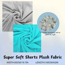 1pc Soft Plush Fabric Material, Suitable For Thanksgiving Decoration, DIY Handmade Home Textile, Applicable To Flannel - Multicolor - View 117