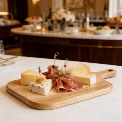 1pc Rosewood Cutting Board, Wooden Board, Chopping Board, Pizza Board, Vegetable Cutting Board With Handle, Kitchen Tray For Cooked Food, Outdoor Camping Use, Can Hold Fruits, Candies, Desserts, Cakes, Sushi Decorative Tray, Pizza Plate, Kitchen Accessories, Suitable For Thanksgiving, Mother's Day, Graduation, Birthday, Back To School, Wedding