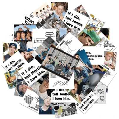 Brand New Popular Idol Group Sticker Full Series, High-Quality Celebrity Merchandise Phone Cases, Laptop Decorative Stickers