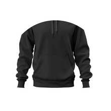 Blusa Moletom Masculino Academia Fitness Premium Casual  Primavera / Outono  Outono / Inverno    Solto    Bolso  Cordão - Cinza - Visão 10