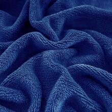 King Size Fleece Sheet Set Measuring 260x230cm. Softness And Comfort. - Navy Blue - View 5
