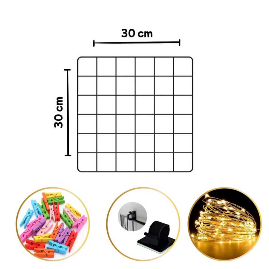 30x30 With Fasteners, LED And Hanging Bracket - 30X30 - 查看 1