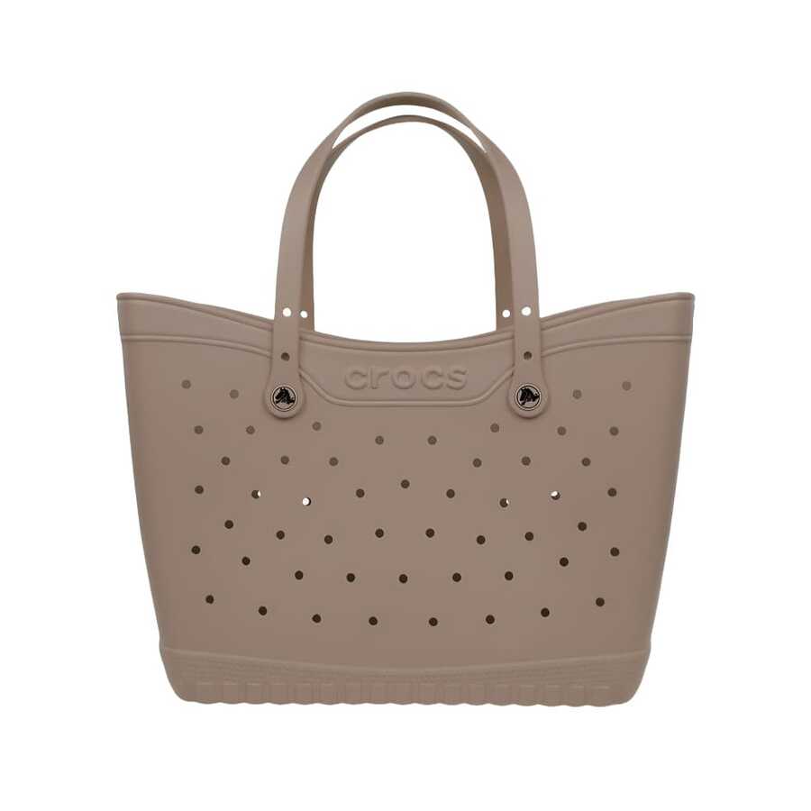 Crocs Large Classic Tote Adult Casual Bag - 灰褐色 - 查看 1