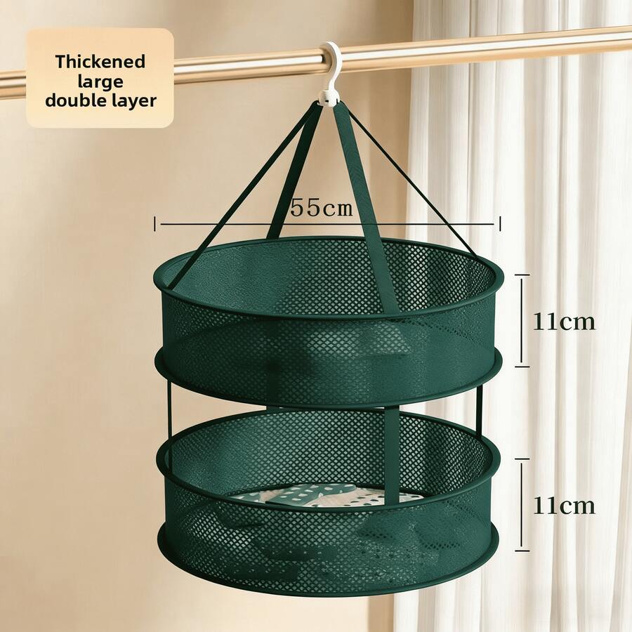 多功能袜子内衣晾衣架 - 必备毛衣晾衣架 - 彩色 - 查看 1