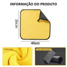 30x40cm Super Soft Microfiber Car Cleaning Towel, Car Detailing Drying Cloth, Car Care Cloth - A - 查看 3