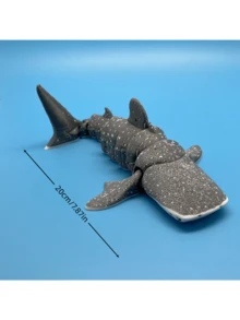 3D打印可活动锤头鲨玩具 - 关节灵活，缓解压力，桌面装饰 | 充满活力的海洋动物礼物，适合上班族和鲨鱼爱好者 - 彩色 - 查看 14