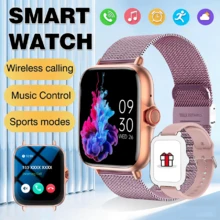 这款广受欢迎的男女通用智能手表具备以下功能:接听电话、消息提醒、音乐控制、遥控拍照、计步器、卡路里追踪、多种运动模式、闹钟、来电和消息通知、250mAh 电池、1.83 英寸全触摸屏,兼容安卓和 iOS 系统。 - 彩色 - 查看 19