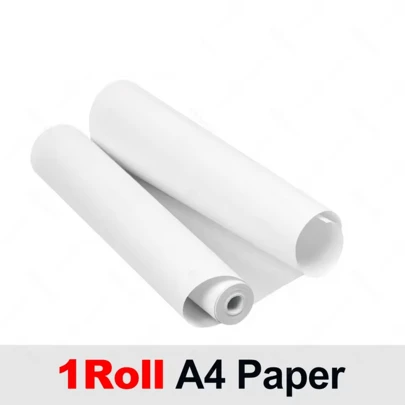1 Rolle A4 Thermopapier, 210*30mm (8,3*1,2 Zoll), langanhaltend, geeignet für tragbare Drucker, dicker und heller, klarere Schriften, bessere Druckqualität Aufkleber Aufkleber Sammelalbum Zubehör Schreibwaren Lustige Aufkleber Kindle