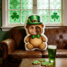 Gối nhung in hình mặt người theo yêu cầu, gối in ảnh đầu ngộ nghĩnh, quà tặng ngày Valentine, quà tặng bạn bè, gối trang trí, đồ trang trí. - Phong cách 7 - Xem 15