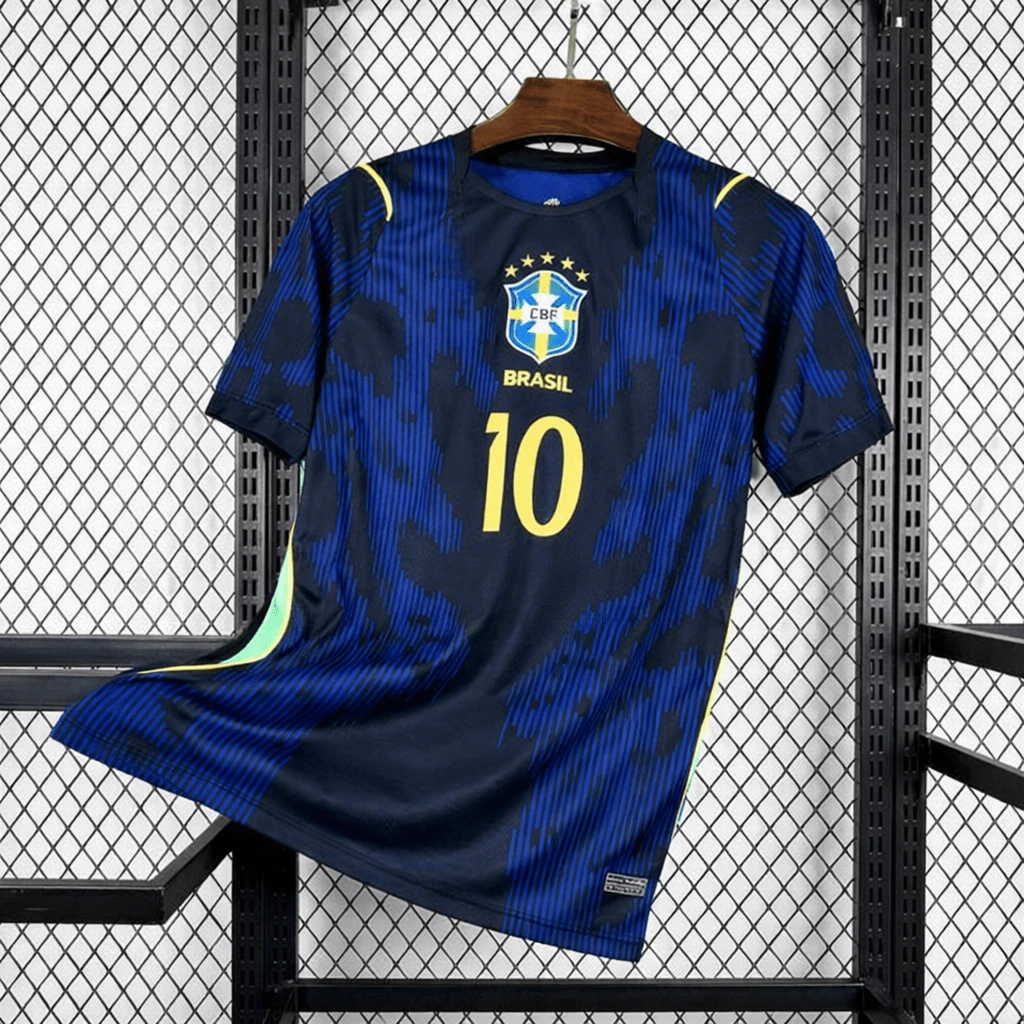 Men's T-Shirt Brazil World Cup 2026 Football Fan Comfortable - 藍色 - 查看 1