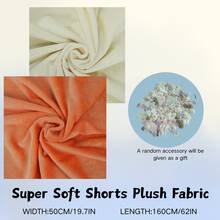 1pc Soft Plush Fabric Material, Suitable For Thanksgiving Decoration, DIY Handmade Home Textile, Applicable To Flannel - Multicolor - View 118