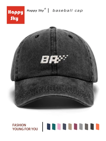 A Retro Embroidery Hats For Men Hats For Women, All-Season Spring Summer Autumn Winter Wearable Adjustable Strap Suitable For Valentine's Day Weddings Christmas School Season Father's Day Outdoor Sports Travel Sun Protection Essential Gifts For Men &Women Niche Customizable Trucker Hat Available In Black Pink Purple Yellow Casual Headwear