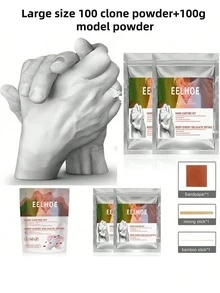 1pc 3D Handmade Casting Mold DIY Clone Powder Model Set, Create Eternal Memories! Suitable As A Tool To Enhance Relationships Between Couples And Friends, Suitable As A Mother's Day Or Valentine's Day Gift, Perfectly Presents Love And Unforgettable Moments (Random Packaging) - Multicolor - View 14