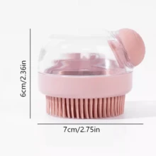 1个可爱硅胶宠物按摩刷/宠物洗澡刷：小巧的宠物毛发去除器和沐浴泡沫制造器 - 温和呵护宠物皮肤，是居家洗澡和日常护理的理想之选。有3种颜色可选。 - 彩色 - 查看 12