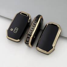 1pc Suitable For Kia Car Key Fob Cover, Fit For Cerato/Ceed/Forte/NIRO/Sorento/Seltos/Sportage/Soul/Telluride/K5, Dust-Proof & Shockproof High-End Fashion Key Holder - Horseshoe Buckle 5 - View 2