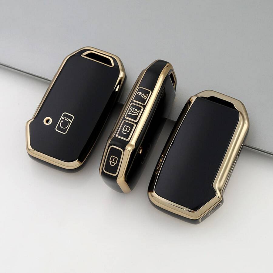 1pc Suitable For Kia Car Key Fob Cover, Fit For Cerato/Ceed/Forte/NIRO/Sorento/Seltos/Sportage/Soul/Telluride/K5, Dust-Proof & Shockproof High-End Fashion Key Holder