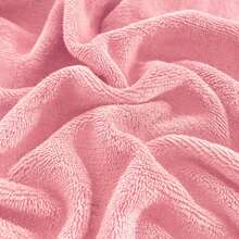 King Size Fleece Sheet Set Measuring 260x230cm. Softness And Comfort. - Pink - View 5