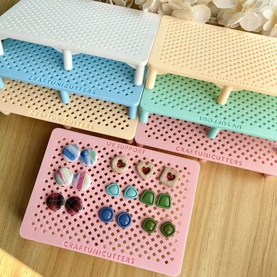 Colorful Plastic Earring Backs, Suitable For Polymer Clay Earring Making, Secure Earring Posts, Durable And Easy To Use, Suitable For Beginners And Professionals