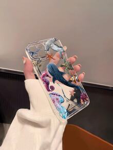 Ốp lưng điện thoại bằng nhựa TPU trong suốt, chống sốc, vẽ tay hình cá mập voi và cá ngựa sống động như thật, thích hợp làm quà tặng sinh nhật/ngày lễ cho bạn bè, gia đình, người yêu hoặc chính bạn, tương thích với điện thoại Apple. - Nhiều màu - Xem 6