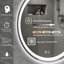 Makeup Mirrors & Shower Mirrors - US A Type Plug(110-127V) - View 5