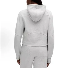 Lululemon Scuba Oversized Half-Zip Hoodie | Cotton-Blend Fleece Pullover, Boxy Short Fit With Kangaroo Pocket - 淺灰色 - 查看 2