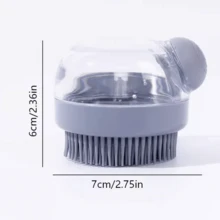 1个可爱硅胶宠物按摩刷/宠物洗澡刷：小巧的宠物毛发去除器和沐浴泡沫制造器 - 温和呵护宠物皮肤，是居家洗澡和日常护理的理想之选。有3种颜色可选。 - 彩色 - 查看 13
