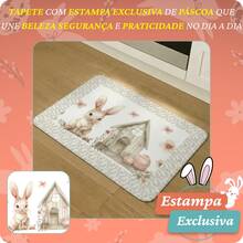 Non-Slip Easter Rug, 50x60 Cm, Printed, Decorative, Ideal For Kitchen, Entryway, And Charming Home Decor. - NHÀ THỎ - Xem 4