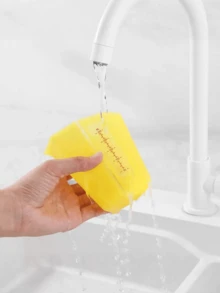 1pc Creative Foldable Silicone Measuring Cup, Baking Cup With Visible Dual Scale, 250ML Milk Cup Baking Tool Foldable Measuring Cup - Grey - View 7