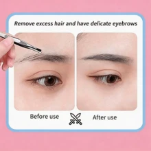2pcs Stainless Steel Facial Hair Clips For Women Stainless Steel Tweezers For Women Facial Hair - View 4
