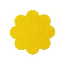 50pcs Pcs Flower-Shaped Plant Pot Hole Mesh Pads, Non-Woven Fabric Drainage Gasket Suitable For Bonsai, Seed Starter, Plug Trays - Soil Stabilizer, Prevent Soil Loss, Root Barrier, Flower Pot Bottom Mat - A - View 11