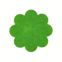 50pcs Pcs Flower-Shaped Plant Pot Hole Mesh Pads, Non-Woven Fabric Drainage Gasket Suitable For Bonsai, Seed Starter, Plug Trays - Soil Stabilizer, Prevent Soil Loss, Root Barrier, Flower Pot Bottom Mat - A - View 12