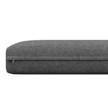 Garden Set, Furniture For 8 People, Rope Frame, Large Wood-Look Table, Galvanized Iron Frame, Adjustable Feet, Seat And Back Cushions Included, Grey - Dark Grey - View 8