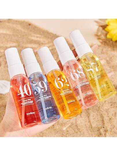 1/4/5pcs 40ml Brazilian Fragrance Spray, Fabric Deodorizer, Fresh Spray With 4 Scent Options, Indoor & Outdoor Air Freshener, Multi-Layered Fragrance Spray To Enhance Well-Being, Long-Lasting Natural Fresh Spray, Releasing Elegant Rio De Janeiro Scents Of Herbs, Coconut Flower, Citrus, Woody, And Marine Notes, Suitable For Dates, Parties, Gatherings, Vacations, Home, Hotel, Office