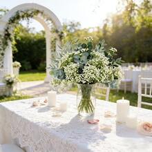 50 Stücke künstliche Grünpflanzenkombination, Heimdekoration Künstliche Pflanzen - Hochzeitsdekoration Künstliche Blumen, Esszimmer & Wohnzimmer Dekoration, geeignet für DIY Outdoor Blumendekoration, Frühling, Valentinstag und andere Anlässe - Verschiedenfarbig - Übersicht 7