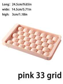 33-Cavity Ice Ball Maker Mold, Home Round Tray, Fridge Ice Ball Mold, Maker, Kitchen Tool Accessory For Making Perfect Shaped Ice Cubes - Multicolor - View 6