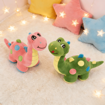 Cute Plush Dinosaur Toys, Soft Stuffed Animal Dolls, Colorful Cartoon Dinosaur For Festival Kids Gift
