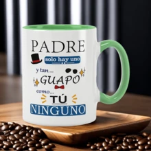 11盎司双语（西班牙语和英语）陶瓷咖啡杯“Padre” - 父亲节趣味生日礼物，送给爸爸、咖啡爱好者和洗碗机用户 - 彩色 - 查看 17