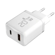 2-Port GaN Charger, 20W USB-C Fast Charger Adapter, Compatible With IPhone 16 Pro Max/15 Plus/14/13/12, EU Plug - EU C Type Plug(220-240V) - View 10