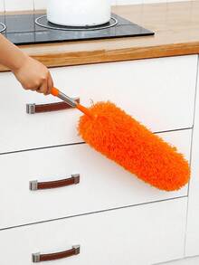 Adjustable Telescopic Ultra-Fine Fiber Duster, Household Duster Tool, Duster, Home Air Conditioner Feather Automotive Furniture Cleaning Brush, Suitable For Home Cleaning, Furniture And Air Conditioner Dusting, Roof And Crevice Cleaning, Mother's Day Gift - Long - View 2