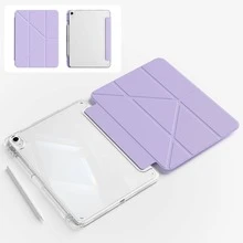 Acrylic Transparent Back Cover DIY Protective Case With PU Leather Smart Y-Fold Stand, Auto Sleep/Wake Function, Suitable For Pad 2 11-Inch Tablet (2023) And Poco Pad X1 11.2-Inch Tablet (2025) - Acrylic - View 10